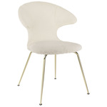 Time Flies Dining Chair - Brass / Teddy White