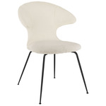 Time Flies Dining Chair - Black / Teddy White
