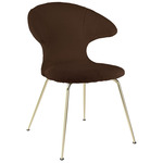 Time Flies Dining Chair - Brass / Teddy Brown