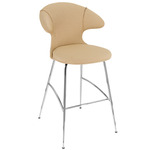 Time Flies Stool - Chrome / Summer Shine