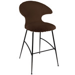 Time Flies Stool - Black / Teddy Brown