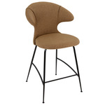 Time Flies Stool - Black / Sugar Brown