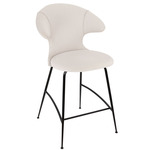 Time Flies Stool - Black / White Sands
