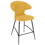 Time Flies Stool - Black / Curry Sun