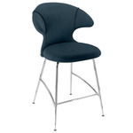 Time Flies Stool - Chrome / Jet Air Blue