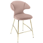 Time Flies Stool - Brass / Stone Rose