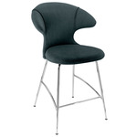 Time Flies Stool - Chrome / Quantum Blue
