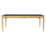 Heart'N'Soul Extension Dining Table - Obsidian Black / Light Oak