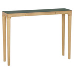 Heart'N'Soul Console Table - Moss Green / Light Oak