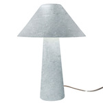 Lund Tall Table Lamp - Textured Faux Concrete