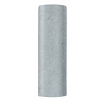 Ambiance Tube Closed Top Wall Sconce - Textured Faux Concrete
