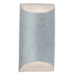 Ambiance Tapered Cylinder Outdoor Wall Light - Textured Faux Concrete