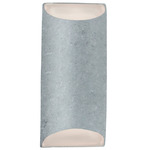 Ambiance Tapered Cylinder Outdoor Wall Light - Textured Faux Concrete
