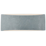 Ambiance Tapered Arc Wall Sconce - Textured Faux Concrete