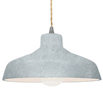 Radiance Loft Pendant - Brushed Nickel / Textured Faux Concrete