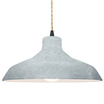 Radiance Loft Pendant - Matte Black / Textured Faux Concrete
