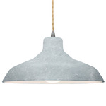 Radiance Loft Pendant - Brushed Nickel / Textured Faux Concrete