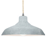 Radiance Loft Pendant - Brushed Nickel / Textured Faux Concrete