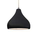 Radiance Droplet Pendant - Brushed Nickel / Gloss Black / Matte White