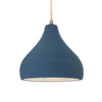 Radiance Droplet Pendant - Antique Brass / Midnight Sky