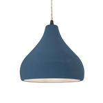 Radiance Droplet Pendant - Matte Black / Midnight Sky