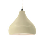 Radiance Droplet Pendant - Matte Black / Vanilla Gloss