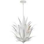 Agave Chandelier - Gesso White