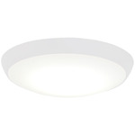 Simple Flush Light Kit - Flat White / White