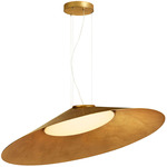 Kate Pendant - Gold Leaf