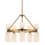 Nelly Chandelier - Brushed Gold / Opal