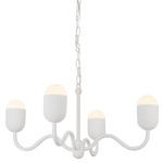 Effie Chandelier - Antique White / Opal