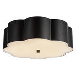 Blossom Ceiling Light - Matte Black / Frosted