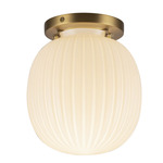 Cherise Ceiling Light - Brushed Gold / Glossy Opal