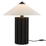 Ono Table Lamp - Matte Black / White