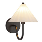 Serena Wall Sconce - Matte Black / Opal