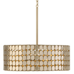 Eliana Medium Pendant - Champagne Brass