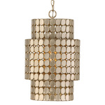 Eliana Small Pendant - Champagne Brass