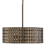 Eliana Medium Pendant - Dark Brass