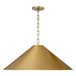 Avery Pendant - Aged Brass