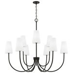 Averitt Chandelier - Matte Black / Soft White