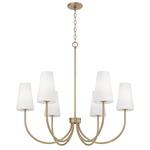 Averitt Chandelier - Aged Brass / Soft White