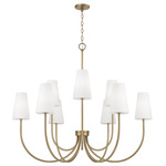 Averitt Chandelier - Aged Brass / Soft White