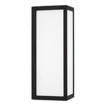 Irvin Outdoor Wall Lantern - Black / White