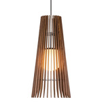 Lex Pendant - Black / Walnut