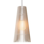 Lex Pendant - White / White Washed Oak