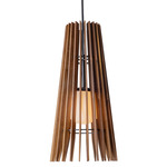 Lex Pendant - Black / Walnut