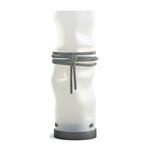 Baggy Table Lamp - Grey Lacquer / White