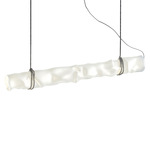 Baggy Horizontal Pendant - White / White