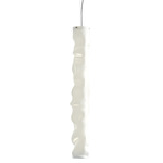 Baggy Vertical Pendant - White / White