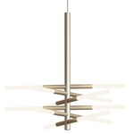 Bianca Pendant - Brass / White